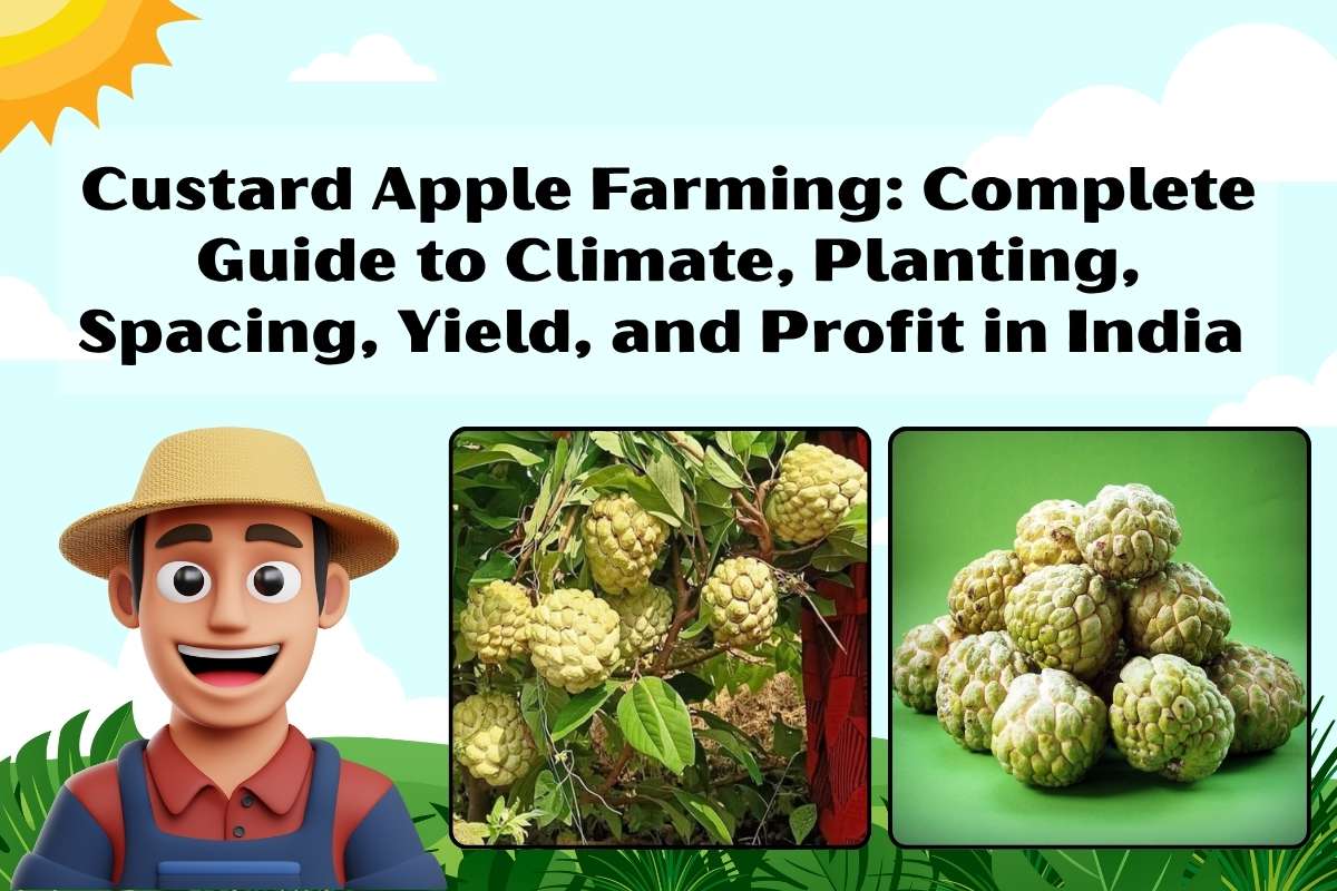 Custard Apple Farming: Complete Guide to Climate, Planting, Spacing, Yield, and Profit in India