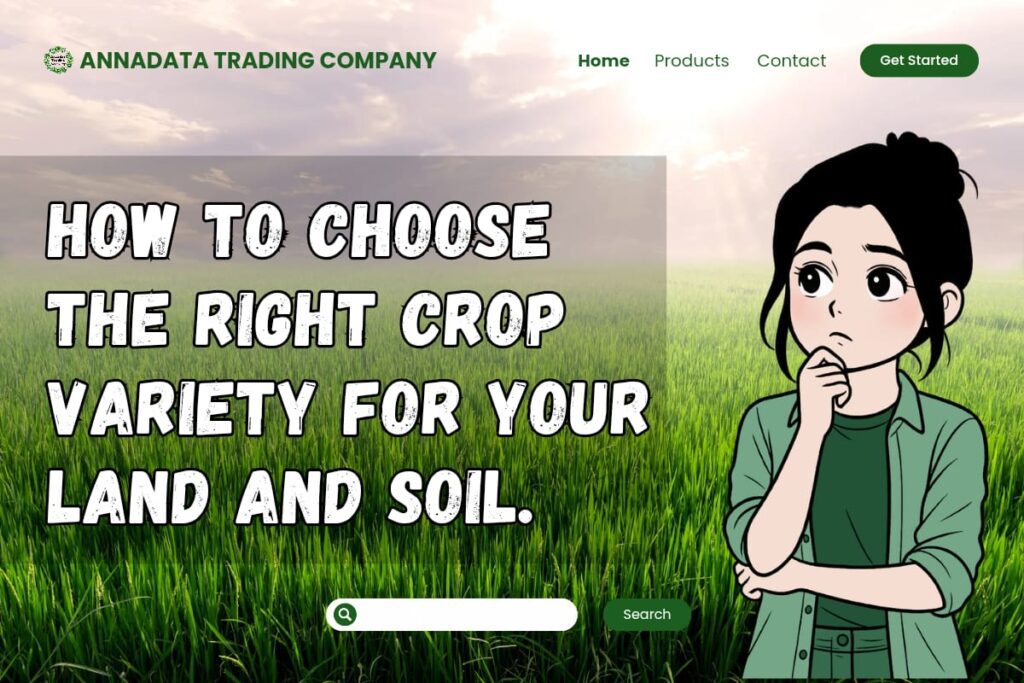 How to Choose the Right Crop Variety for Your Land and Soil