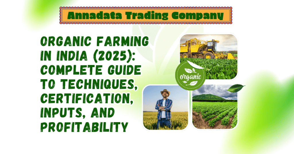 Organic Farming in India (2025): Complete Guide to Techniques, Certification, Inputs, and Profitability