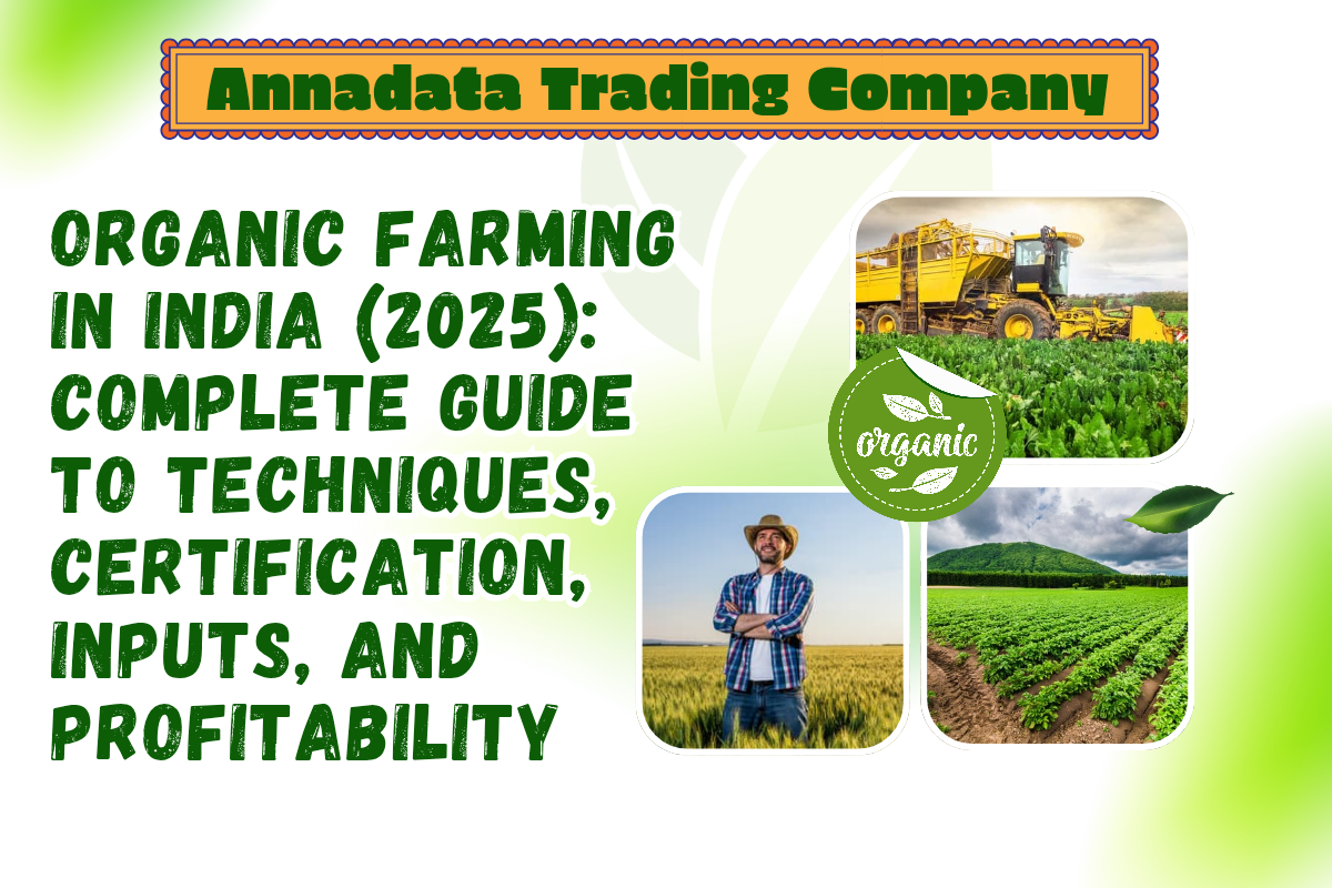Organic Farming in India (2025): Complete Guide to Techniques, Certification, Inputs, and Profitability