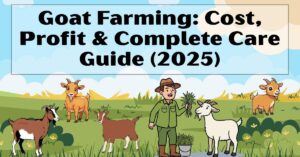Goat Farming: Cost, Profit & Complete Care Guide (2025)
